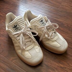 Adidas Samba XLG Off-White Sneakers with Gum Soles